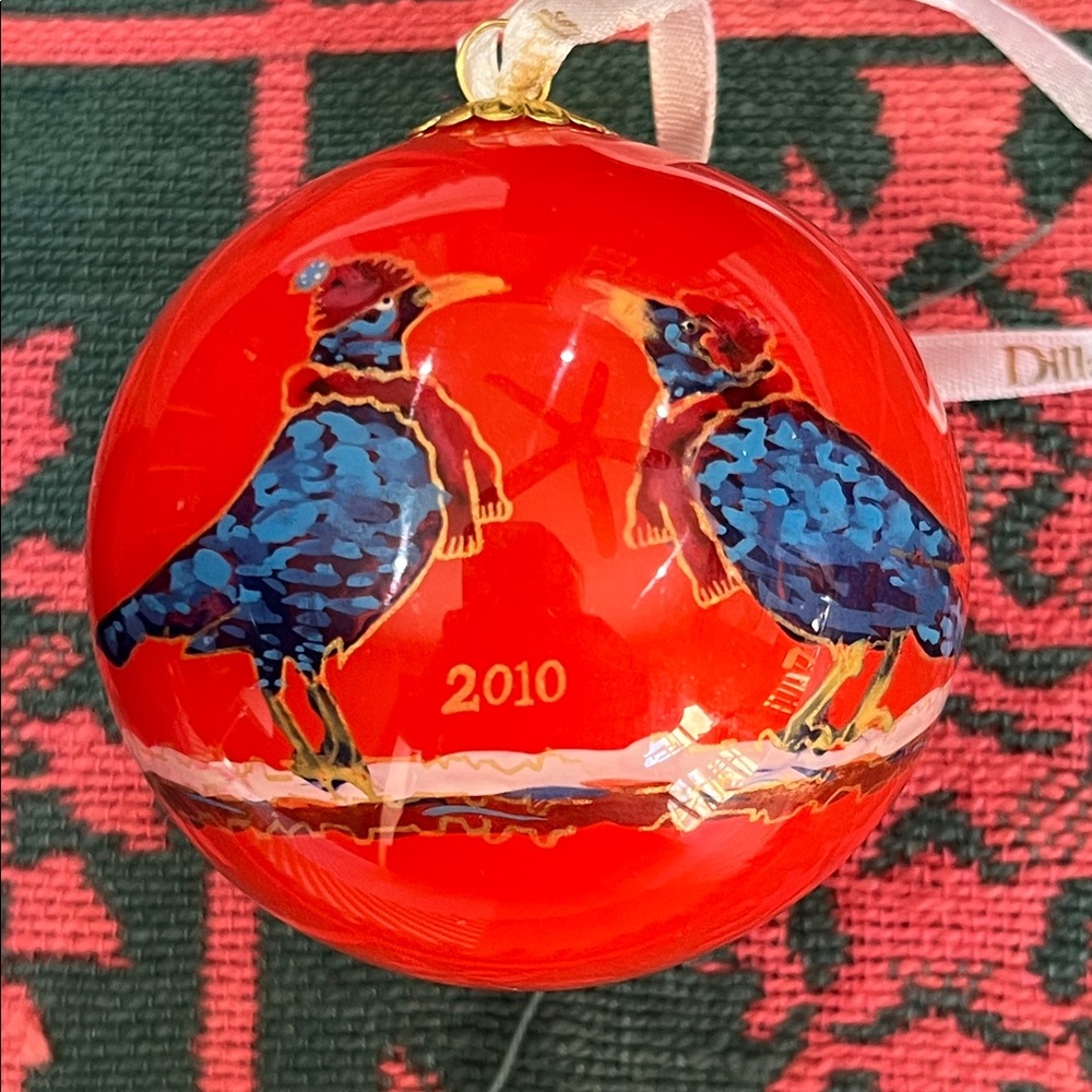 Dillard’s Four Calling Birds 2010 Ornament 12 Days of Christmas Series